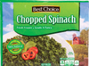 Chopped Spinach - 10oz Box