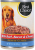 Beef, Bacon, & Cheese Dog Food - 13.2oz Can