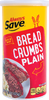 Plain Bread Crumbs - 15oz Cardboard Canister