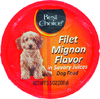 FILET MIGNON FLAVOR IN SAVORY JUICES DOG FOOD