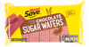 Chocolate Sugar Wafers - 8oz Nonsealable Package