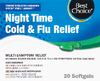 Night Time Cold & Flu Relief Softgels - 20ct box