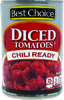 Diced Tomatoes, Chili Ready - 14oz Can