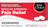Regular Strength Pain Relief - 100ct Box