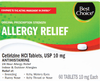 Allergy Relief, Cetirizine - 60ct Box