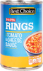 Pasta Rings in Tomato & Cheese Sauce