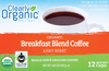 Organic Breakfast Blend Single Serve Coffee