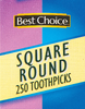 Square/Round Toothpicks
