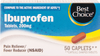 Ibuprofen Caplets - 50ct Box