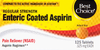 Enteric Coated Aspirin - 125ct Box