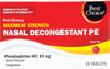 Max Strength Nasal Decongestant PE - 36ct Box